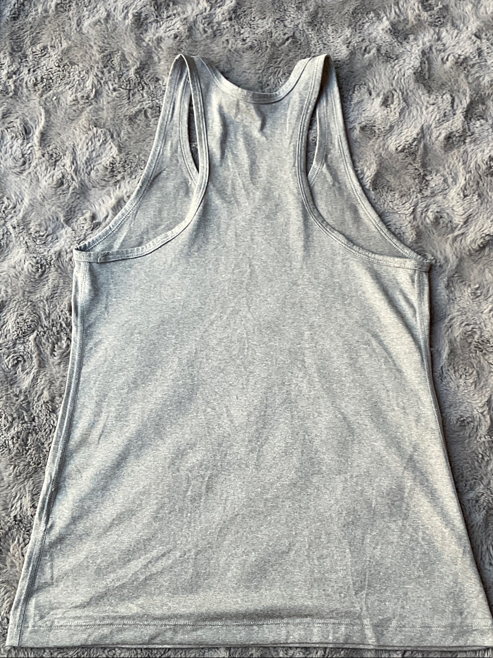 Nike Dri-FIT Light Gray Racerback Tank Top - Picture 4 of 4